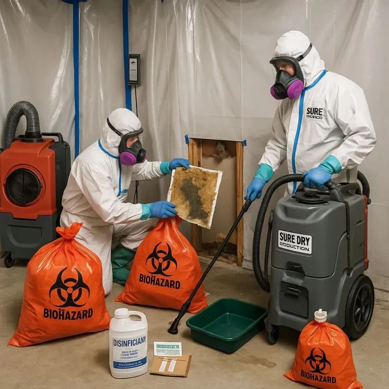 Contaminated Water Handling Protocols process in Noble, OK